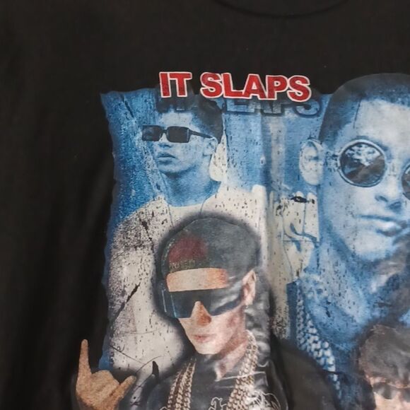 Black Graphic Mens  T-Shirt - Picture 4 of 6